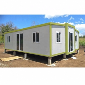 Prefab house with bedroom